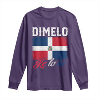 Dimelo Ke Lo Ke Dominican Republic Flag Long Sleeve Shirt - Wonder Print Shop