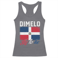 Dimelo Ke Lo Ke Dominican Republic Flag Racerback Tank Top - Wonder Print Shop