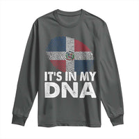 It's in My DNA Dominican Flag Long Sleeve Shirt - Wonder Print Shop
