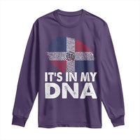 It's in My DNA Dominican Flag Long Sleeve Shirt - Wonder Print Shop