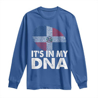 It's in My DNA Dominican Flag Long Sleeve Shirt - Wonder Print Shop