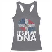 It's in My DNA Dominican Flag Racerback Tank Top - Wonder Print Shop