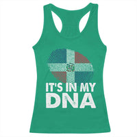 It's in My DNA Dominican Flag Racerback Tank Top - Wonder Print Shop