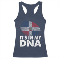 It's in My DNA Dominican Flag Racerback Tank Top - Wonder Print Shop