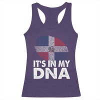 It's in My DNA Dominican Flag Racerback Tank Top - Wonder Print Shop