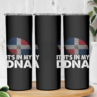 It's in My DNA Dominican Flag Skinny Tumbler - Wonder Print Shop