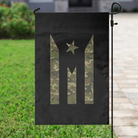 Camo Puerto Rico Flag Garden Flag Hispanic Heritage Month Boricua Rican - Wonder Print Shop
