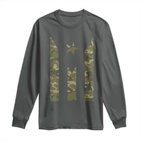 Camo Puerto Rico Flag Long Sleeve Shirt Hispanic Heritage Month Boricua Rican - Wonder Print Shop