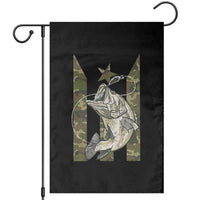 Fishing Puerto Rico Flag Garden Flag Bass Fish Fisherman Camo Camouflage US Flag - Wonder Print Shop