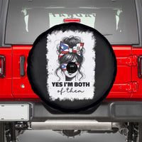 Dominican Puerto Rican Woman Spare Tire Cover Yes Im Both Of Them