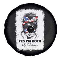 Dominican Puerto Rican Woman Spare Tire Cover Yes Im Both Of Them