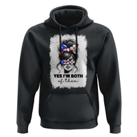 Dominican Puerto Rican Woman Hoodie Yes Im Both Of Them