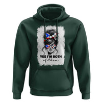Dominican Puerto Rican Woman Hoodie Yes Im Both Of Them