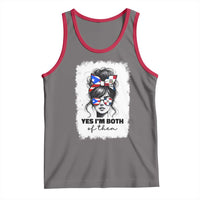Dominican Puerto Rican Woman Tank Top Yes Im Both Of Them