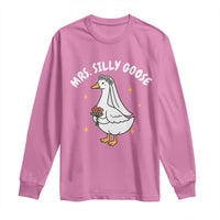 Mrs. Silly Goose Bride Long Sleeve Shirt Funny Goose Lovers Bride To Be - Wonder Print Shop