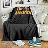 The Electrician Throw Blanket Vintage Wire Stripper Pliers Graphic