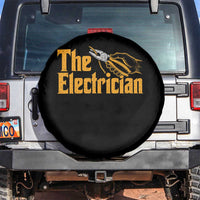 The Electrician Spare Tire Cover Vintage Wire Stripper Pliers Graphic