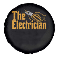 The Electrician Spare Tire Cover Vintage Wire Stripper Pliers Graphic