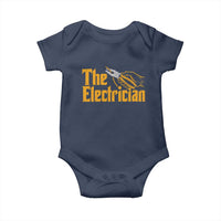 The Electrician Baby Onesie Vintage Wire Stripper Pliers Graphic