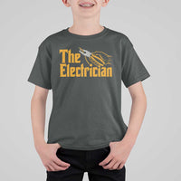 The Electrician T Shirt For Kid Vintage Wire Stripper Pliers Graphic