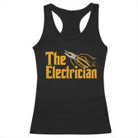The Electrician Racerback Tank Top Vintage Wire Stripper Pliers Graphic