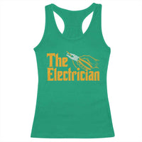 The Electrician Racerback Tank Top Vintage Wire Stripper Pliers Graphic