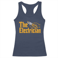 The Electrician Racerback Tank Top Vintage Wire Stripper Pliers Graphic