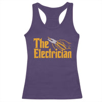 The Electrician Racerback Tank Top Vintage Wire Stripper Pliers Graphic