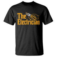 The Electrician T Shirt Vintage Wire Stripper Pliers Graphic