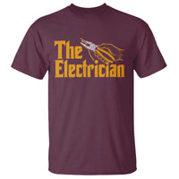 The Electrician T Shirt Vintage Wire Stripper Pliers Graphic