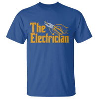 The Electrician T Shirt Vintage Wire Stripper Pliers Graphic