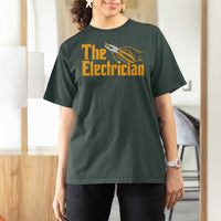 The Electrician T Shirt For Women Vintage Wire Stripper Pliers Graphic