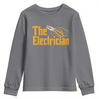 The Electrician Youth Sweatshirt Vintage Wire Stripper Pliers Graphic