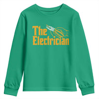 The Electrician Youth Sweatshirt Vintage Wire Stripper Pliers Graphic