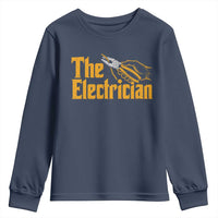 The Electrician Youth Sweatshirt Vintage Wire Stripper Pliers Graphic