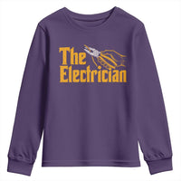 The Electrician Youth Sweatshirt Vintage Wire Stripper Pliers Graphic