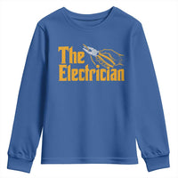 The Electrician Youth Sweatshirt Vintage Wire Stripper Pliers Graphic