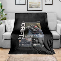 Vintage Japanese Drift Race Car Throw Blanket Cool Retro Vintage JDM Tokyo Japan Drifting - Wonder Print Shop