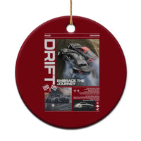 Vintage Japanese Drift Race Car Ceramic Ornament Cool Retro Vintage JDM Tokyo Japan Drifting - Wonder Print Shop