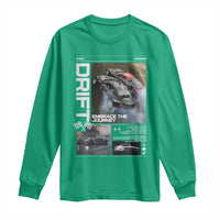 Vintage Japanese Drift Race Car Long Sleeve Shirt Cool Retro Vintage JDM Tokyo Japan Drifting - Wonder Print Shop