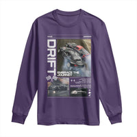 Vintage Japanese Drift Race Car Long Sleeve Shirt Cool Retro Vintage JDM Tokyo Japan Drifting - Wonder Print Shop