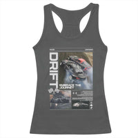 Vintage Japanese Drift Race Car Racerback Tank Top Cool Retro Vintage JDM Tokyo Japan Drifting - Wonder Print Shop