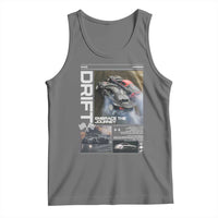 Vintage Japanese Drift Race Car Tank Top Cool Retro Vintage JDM Tokyo Japan Drifting - Wonder Print Shop