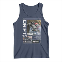 Vintage Japanese Drift Race Car Tank Top Cool Retro Vintage JDM Tokyo Japan Drifting - Wonder Print Shop