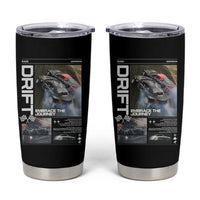 Vintage Japanese Drift Race Car Tumbler Cup Cool Retro Vintage JDM Tokyo Japan Drifting - Wonder Print Shop
