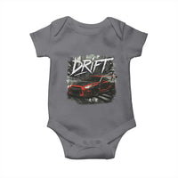 Vintage Japanese Drift Race Car Baby Onesie Retro Vintage JDM Tokyo Japan Drifting - Wonder Print Shop