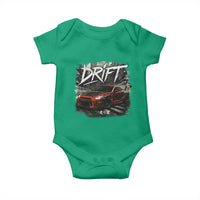 Vintage Japanese Drift Race Car Baby Onesie Retro Vintage JDM Tokyo Japan Drifting - Wonder Print Shop