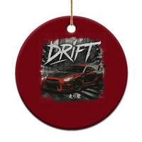 Vintage Japanese Drift Race Car Ceramic Ornament Retro Vintage JDM Tokyo Japan Drifting - Wonder Print Shop