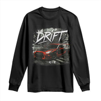 Vintage Japanese Drift Race Car Long Sleeve Shirt Retro Vintage JDM Tokyo Japan Drifting - Wonder Print Shop
