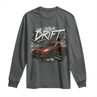 Vintage Japanese Drift Race Car Long Sleeve Shirt Retro Vintage JDM Tokyo Japan Drifting - Wonder Print Shop